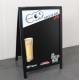 Frame Magnetic Chalkboard Sign 40 x 20 Inches, Classic Wooden Freestanding Sidewalk Sign, Double-Sided Sign Board Frame Magnetic Chalkboard Sign 40 x 20 Inches, Classic Wooden Freestanding Sidewalk Sign, Double-Sided Sign Board