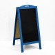 Frame Magnetic Chalkboard Sign 40 x 20 Inches, Classic Wooden Freestanding Sidewalk Sign, Double-Sided Sign Board Frame Magnetic Chalkboard Sign 40 x 20 Inches, Classic Wooden Freestanding Sidewalk Sign, Double-Sided Sign Board