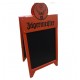 Frame Magnetic Chalkboard Sign 40 x 20 Inches, Classic Wooden Freestanding Sidewalk Sign, Double-Sided Sign Board Frame Magnetic Chalkboard Sign 40 x 20 Inches, Classic Wooden Freestanding Sidewalk Sign, Double-Sided Sign Board