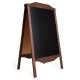 Frame Magnetic Chalkboard Sign 40 x 20 Inches, Classic Wooden Freestanding Sidewalk Sign, Double-Sided Sign Board Frame Magnetic Chalkboard Sign 40 x 20 Inches, Classic Wooden Freestanding Sidewalk Sign, Double-Sided Sign Board