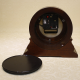 Simple solid wood wall clock living room dining room silent European-style round quartz clock new Chinese home atmospheric clock