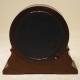 Simple solid wood wall clock living room dining room silent European-style round quartz clock new Chinese home atmospheric clock