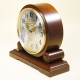 Simple solid wood wall clock living room dining room silent European-style round quartz clock new Chinese home atmospheric clock