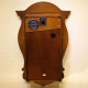 Weilingdun Music Hourly Chiming High Quality Clocks Europe Antique Wooden Mute Quartz Wall Clock