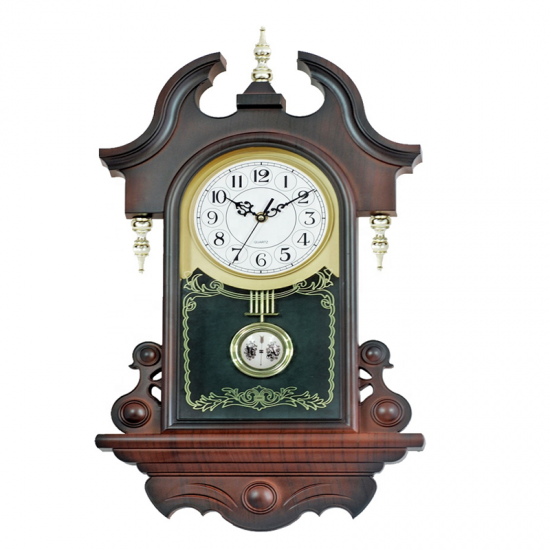 Retro mechanical wall clocks vintage clockwork pendulum clocks wall clocks Feng Shui town house clocks living room winding wall clocks