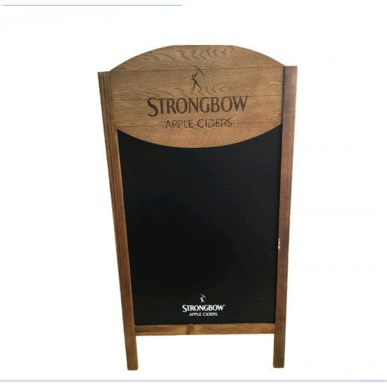 Frame Magnetic Chalkboard Sign 40 x 20 Inches, Classic Wooden Freestanding Sidewalk Sign, Double-Sided Sign Board Frame Magnetic Chalkboard Sign 40 x 20 Inches, Classic Wooden Freestanding Sidewalk Sign, Double-Sided Sign Board