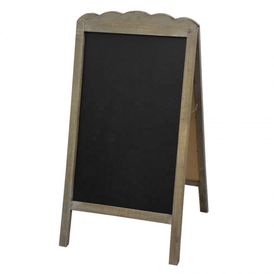 Frame Magnetic Chalkboard Sign 40 x 20 Inches, Classic Wooden Freestanding Sidewalk Sign, Double-Sided Sign Board Frame Magnetic Chalkboard Sign 40 x 20 Inches, Classic Wooden Freestanding Sidewalk Sign, Double-Sided Sign Board