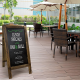 China Factory Directly Made High Quality Custom Drawing Board Wooden Chalk Writing Blackboard for Kids Education