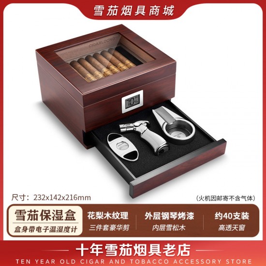 cigar wooden box humidor