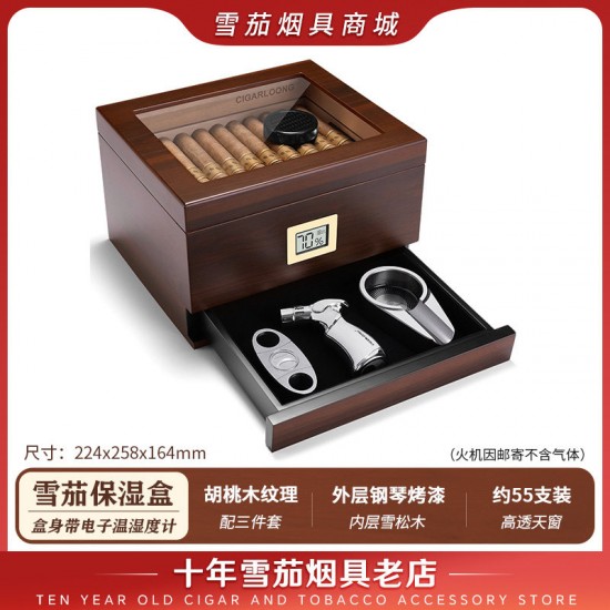 cigar wooden box humidor