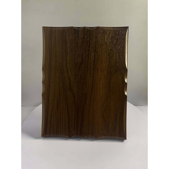 laser-engraved wooden plaques