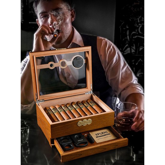 cigar wooden box humidor