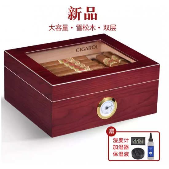 clear lid cigar boxes
