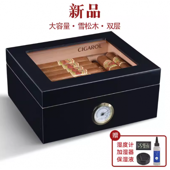 clear lid cigar boxes