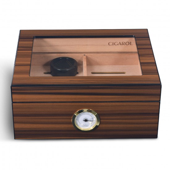 clear lid cigar boxes