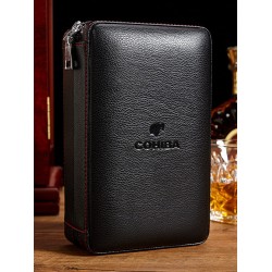 Portable Cigar Case & Accessory Set – Travel Humidor with Cigar Rest and Storage