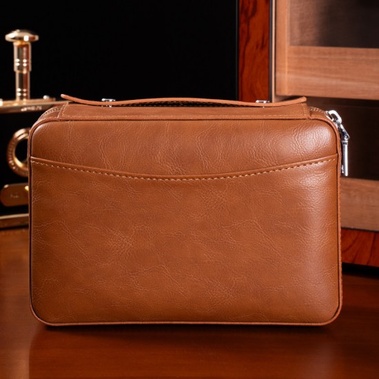  compact portable cigar wooden box