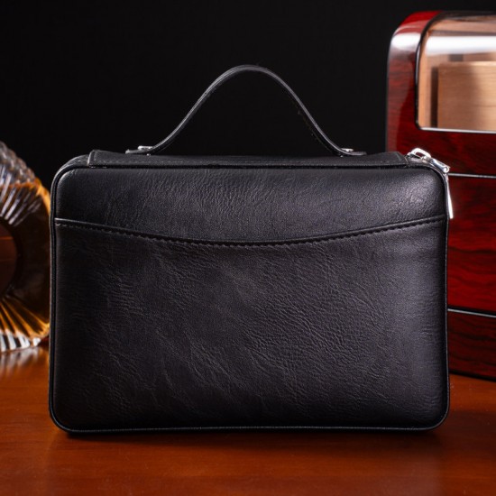  compact portable cigar wooden box
