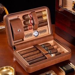 Cuban cigar humidors – imported cedar wood, large-capacity storage, convenient cigar cabinet, authentic product