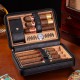  compact portable cigar wooden box