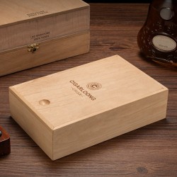 Cigar Humidor Box Made of Spanish Cedar Wood, Uncoated, for Aging Cigars