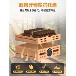 Cigar humidification cabinet – solid cedar wood humidification box with constant humidity and temperature control for aging cigars