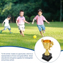 NOLITOY Gold Trophy Cup Plastic Award Trophies Cups First Place Winner Award Trophies Cup for Sports Tournament Competition Kids Parties