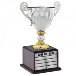 Trophy Competition Sport Football Basketball Big Soccer Trophy Full Metal Wooden Base Silver Wood Pin Laser Engraved Metal,wood