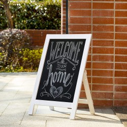A-Frame Chalkboard Sign Extra Large 40" x 20", Chalk Board Sign Free Standing Chalkboard Easel Double-Sided Sidewalk Sign, Wooden Sandwich Board for Christmas Party, Wedding, Restaurant A-Frame Chalkboard Sign Extra Large 40" x 20", Chalk Board Sign Free Standing Chalkboard Easel Double-Sided Sidewalk Sign, Wooden Sandwich Board for Christmas Party, Wedding, Restaurant