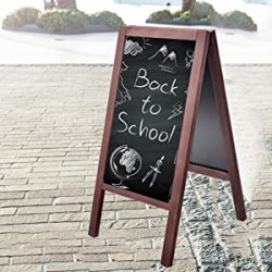 Chalkboard Sign 40x20'' Outdoor Chalk Board Signs Sandwich Board Sign Wooden A Frame Sign Large Standing Chalkboard with Liquid & Solid Chalk for Party Wedding Chalkboard Sign 40x20'' Outdoor Chalk Board Signs Sandwich Board Sign Wooden A Frame Sign Large Standing Chalkboard with Liquid & Solid Chalk for Party Wedding