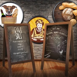 Chalkboard Sign 40x20'' Outdoor Chalk Board Signs Sandwich Board Sign Wooden A Frame Sign Large Standing Chalkboard with Liquid & Solid Chalk for Party Wedding Chalkboard Sign 40x20'' Outdoor Chalk Board Signs Sandwich Board Sign Wooden A Frame Sign Large Standing Chalkboard with Liquid & Solid Chalk for Party Wedding