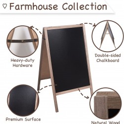 Chalkboard, Chalkboar Sign, A Framed Sidewalk Sign,Sandwich Chalkboards,Rustic Menu Display for Restaurant, Double Sided, Freestanding, Wedding Chalkboard Easel, 22" by 40" Blackboards, Vintaged Chalkboard, Chalkboar Sign, A Framed Sidewalk Sign,Sandwich Chalkboards,Rustic Menu Display for Restaurant, Double Sided, Freestanding, Wedding Chalkboard Easel, 22" by 40" Blackboards, Vintaged