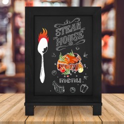 Wooden Chalkboard Sign, Tabletop Magnetic Chalkboard with Stand(Black)Small Countertop Chalkboard Easel Kitchen Memo Board Décor for Home, Café, Wedding Wooden Chalkboard Sign, Tabletop Magnetic Chalkboard with Stand(Black)Small Countertop Chalkboard Easel Kitchen Memo Board Décor for Home, Café, Wedding