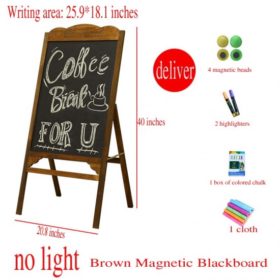 wooden chalkboard sign wall