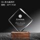 Wood base trophy 