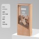 Solid Wood Trophy With Metal Plate 