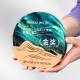 Beech wood trophy 