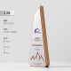 Self-adhesive wall-mounted wooden shelf