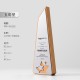 Self-adhesive wall-mounted wooden shelf