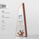 Self-adhesive wall-mounted wooden shelf