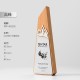 Self-adhesive wall-mounted wooden shelf