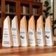 Self-adhesive wall-mounted wooden shelf