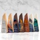 Self-adhesive wall-mounted wooden shelf
