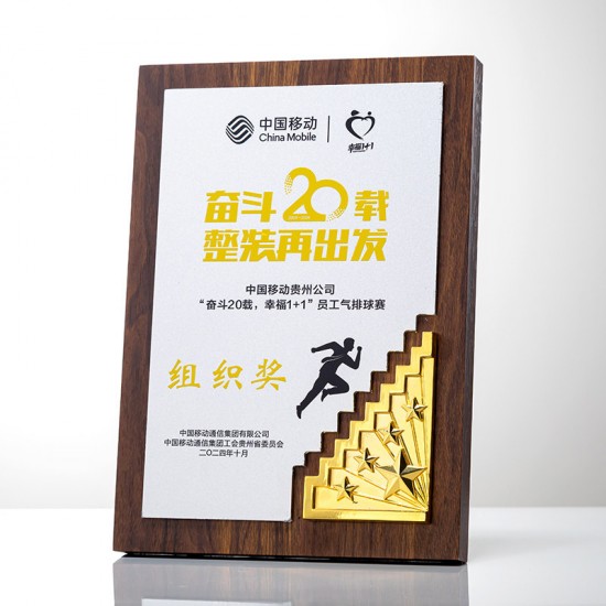  Custom-made High-end Wooden Medals