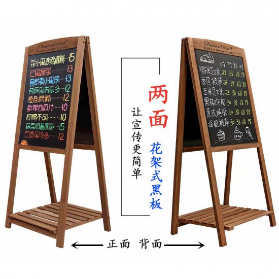  Erasable Double-Sided Display Board for Restaurants and Street Vendors	