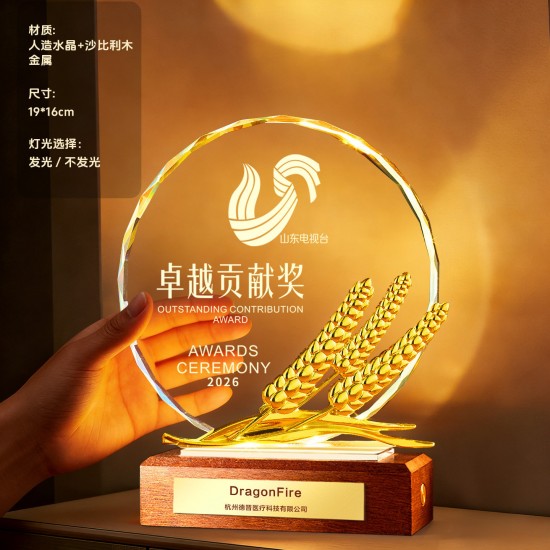 Engraved wood trophy / Laser engraved trophy 