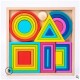 Wooden rainbow Building Blocks Wooden Early Education toy