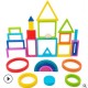 Wooden rainbow Building Blocks Wooden Early Education toy