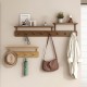 Multi-layer wooden plant stand