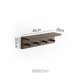 Toilet room wall-mounted storage rack